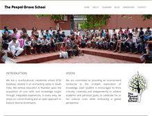 Tablet Screenshot of peepalgroveschool.org